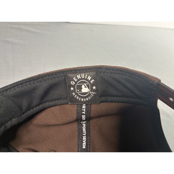 San Diego Padres ’47 Brand Rope Snapback Brown MLB Baseball Hat Cap - Picture 7 of 8